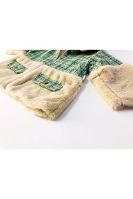Resim LUCYK&KİDS Bebek Ekose Polar Kaban Içi Astarlı 1-2-3 Yaş 