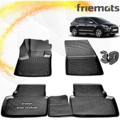 Resim Peugeot 3008 3D Paspas Havuzlu Siyah 2016-2020 Arası 4 Prç N11.31927 
