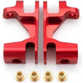 Resim Traxxas Slash/stampede/telluride 4wd İçin 2'li Kırmızı Alüminyum Döküm Aksesuar Seti - 6832 Yedek Parça 