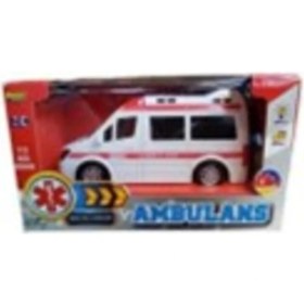 Resim Matmel Sesli Işıklı Oyuncak Ambulans 