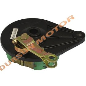 Resim Elektrikli Bisiklet Arka Fren Kampanası Komple [Sıyah] Balatalı 