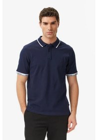 Resim Nautica Erkek Lacivert Regular Fit Polo Yaka T-shirt-14496 