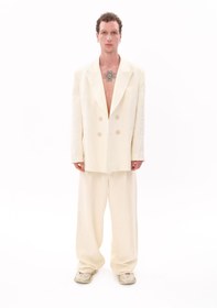 Resim Beyaz Tencel™ Blazer - S / Beyaz 