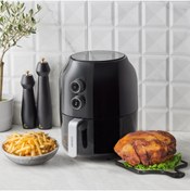 Resim Karaca Multifry Single Pan Siyah Fritöz Yağsız 3.5 l 