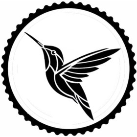 Resim Kıvırcıkyoga Kuş Tasarım 1.Model Sticker 10 x 10 cm 