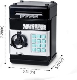 Resim DS HEDİYELİK TOPTAN ATM Kumbara Mini Çocuk Kumbara Para Tasarruf Kutusu Şifreli Kumbara 