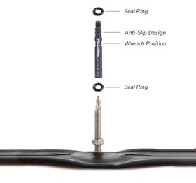 Resim Risk RA108 45mm Sibop Uzatma Aparatı 2li Paket Siyah 