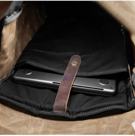 Resim Sırt Çantası Mumlu Kanvas *Kum Rengi* / SIP 