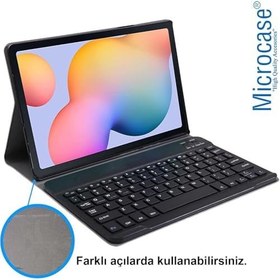 Resim Microcase Huawei MatePad SE 11 Tablet Uyumlu Bluetooth Klavyeli Standlı Kılıf - BKK4 