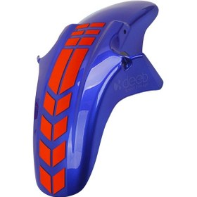 Resim Motosiklet Çamurluk Sticker Kırmızı Reklektif Model S - 2 ADET 