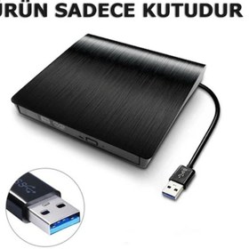 Resim BASTORE Usb 3.0 Sata Harici Dvd Rw 12.7 Mm External Boş Cd Dvd Kutusu 