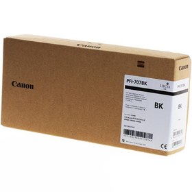 Resim Canon ® Pfı-707 Bk (PHOTO BLACK) 700 ml Orijinal Mürekkep Kartuş Uyumlu (9821B001) 