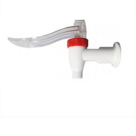 Resim Sebil Musluğu Dişi Sıcak ve Soğuk Su İçin Beyaz - Kırmızı 