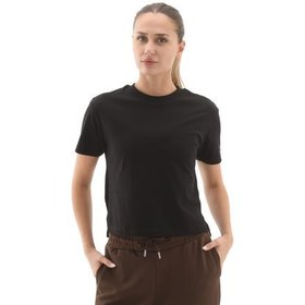 Resim Lumberjack 5W Wb 11Asya-T 5Pr Kadın T-Shirt Siyah 