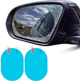 Resim Genel Markalar Oto Yan Ayna Yağmur Cam Film 2 Adet - Buğu Önleyici & Su Tutmaz Film 