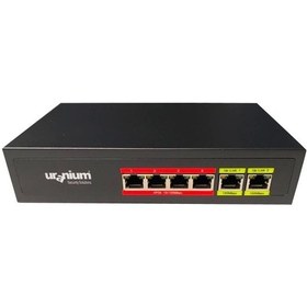 Resim Uranıum Poe-4002-48w 4 Port 10/100 + 2 Port 10/100 Rj45 Uplınk Watch-dog Poe Swıtch Realtek Chıpset 