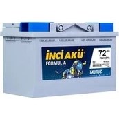 Resim İnci 12 Volt 72 Amper Inci Akü 2 Yıl Garantili 