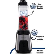 Resim Mix Up Buz Kırma Özellikli Paslanmaz Çelik Bıçaklı Kişisel Smoothie Blender 