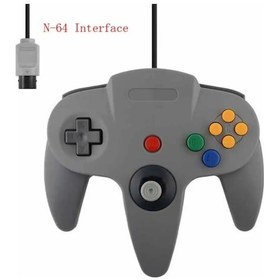 Resim 02 Gamepad-kablolu Gamepad Nintendo 64 Host N64 Denetleyici Gamepad Joystick Klasik 64 Konsol Oyunları Için Mac Bilgisayar Pc 