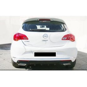 Resim Opel Astra J Hb 2013 - 2015 Egzoz Görünümlü Arka Tampon Eki - Dif 
