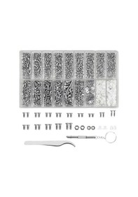 Resim Betty Becky Gözlük Tamir Aleti Seti 1000 Adet Gözlük Vidaları Ve Somun Çeşitleri Mini Tornavida Ve Cımbız Vidaları Tamir Kiti İle 3218 