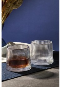 Resim Mose Luster 2'li Kristal Viski Kokteyl Meşrubat Bardağı Japon Style 160ml 