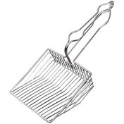 Resim Soulader Kedi Kumu Küreği Paslanmaz Çelik Dayanıklı Kedi Ekipmanları Evcil Hayvan Aksesuarları 