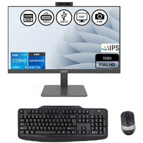 Resim Axer AX24H35 i5-13500 16 GB 512 GB SSD 23.8" Free Dos AIO Masaüstü Bilgisayar 