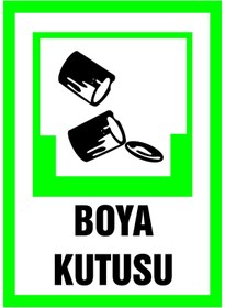 Resim izmirdenet Boya Kutusu Kendinden Yapışkanlı Etiket 17,5 X 25 Cm 