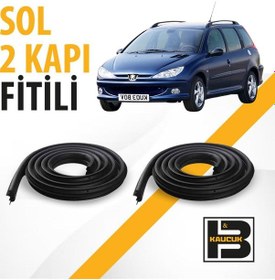 Resim Peugeot 206 Station Wagon Sol Ön Ve Arka Kapı Fitili Bm00704 