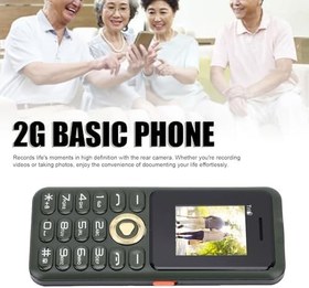 Resim Jectse Yaşlılar Için 2G Temel Telefon, 3 SIM Kartı Destekler, 1,77" HD Ekran, El Feneri, Video Oynatıcı, Kolay Bağlantı Için FM Radyo (GREEN) 