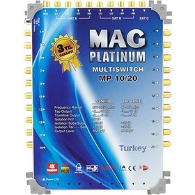 Resim Mag 10*20 Kaskatlı Uydu Santrali Mag Platinum 