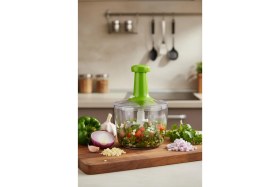 Resim Xxl Basmali El Rondosu Sebze Meyve Doğrayıcı 2,5 Lt 2 Parça 