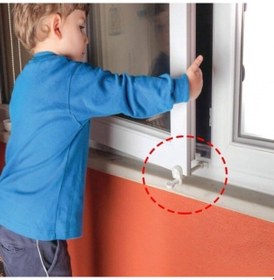 Resim Çocuk Bebek Havalandırma Kolu Pencere Güvenlik Kilidi 2 Adet Çok Renkli 