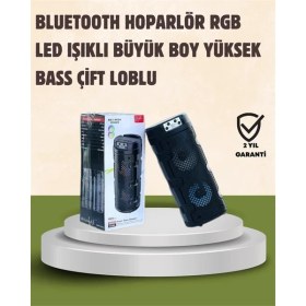 Resim Kompakt Tasarım, Yüksek Ses Performansı - Çoklu Giriş Seçenekli Kablosuz Hoparlör (Bluetooth, Usb, Sd Kart, Aux) 