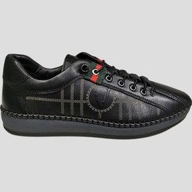 Resim Voyager Z096 Kadın Deri Günlük Ayakkabı Siyah Çok Renkli 