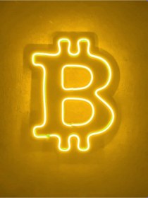 Resim Bitcoin Neon Tabela Btcneon Led Dekoratif Kripto Para Duvar Aydınlatması Renkli 