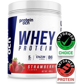 Resim Proteinocean Whey Protein Çilek - 400g - 16 Servis 