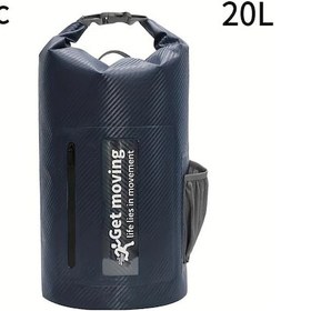 Resim Elmpaly Royal Blue 20l Hafif Dayanıklı Su Geçirmez Uçak Altı Seyahat Çantası Kraliyet Mavisi 