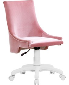 Resim Meltem Prestij Genç Odası Amortisörlü Tekerlekli Çalışma Sandalyesi (BEYAZ-PEMBE (3010)) 