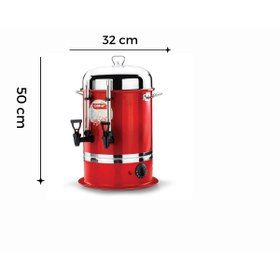 Resim ÇAKIR Elektrikli Çay Semaveri, 120 Bardak, Endüstriyel Çay Otomatı (metal Musluk) 