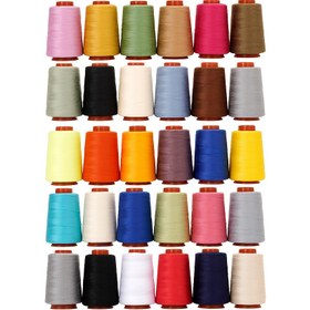 Resim 6 Rulo 731.52 Metre Küçük Pagoda Dikiş İpliği - %100 Polyester Denim İpi (Model 402), Canlı Renk Çeşitleri, Dayanıklı ve Karışmaz, Ağır Kumaşlar için, Ev Dikimi & El İşleri, Çok Amaçlı Dikiş Malzemeleri, Yüksek Kaliteli Polyester, Profesyonel Terziler İçin 