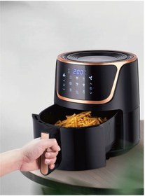 Resim upany Mi Upany XXL Air Fryer 6,5 L uyumlu Yağsız Fritöz Siyah 