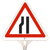 Resim MFK 9204 Tek Taraflı Soldan Daralan Yol Tabelası 