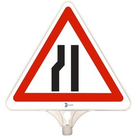 Resim MFK 9204 Tek Taraflı Soldan Daralan Yol Tabelası 