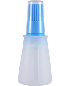 Resim Hightower Mavi Ölçekli Silikon Fırça: Yüksek Isıya Dayanıklı, Çizmez Yüzey, Kompakt Barbekü Ve Mutfak Aksesuarı 