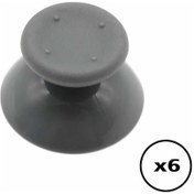 Resim 6 Adet Xbox 360 Analog Topuz Xbox 360 İçin Analog Başlık Gri Renk Xbox 360 Kol Tamiri Yedek Parça 