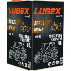 Resim Lubex Agros Utto 42 15 kg Çok Amaçlı Traktör Şanzıman Yağı 