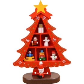 Resim Homyl Bölmeli Yılbaşı Ağacı Küçük-ızgara-kırmızı 