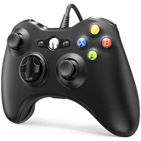 Resim Cbtx Pc Pencereleriyle Uyumlu 360 Konsol Oyun Denetleyicisi İçin 8610 Kablolu Gamepad 